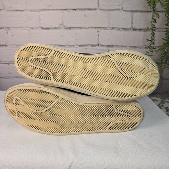 NIKE BLAZER MID 77 SUEDE AND LEATHER BLACK SNEAKERS SIZE 12 MENS - Picture 4 of 9